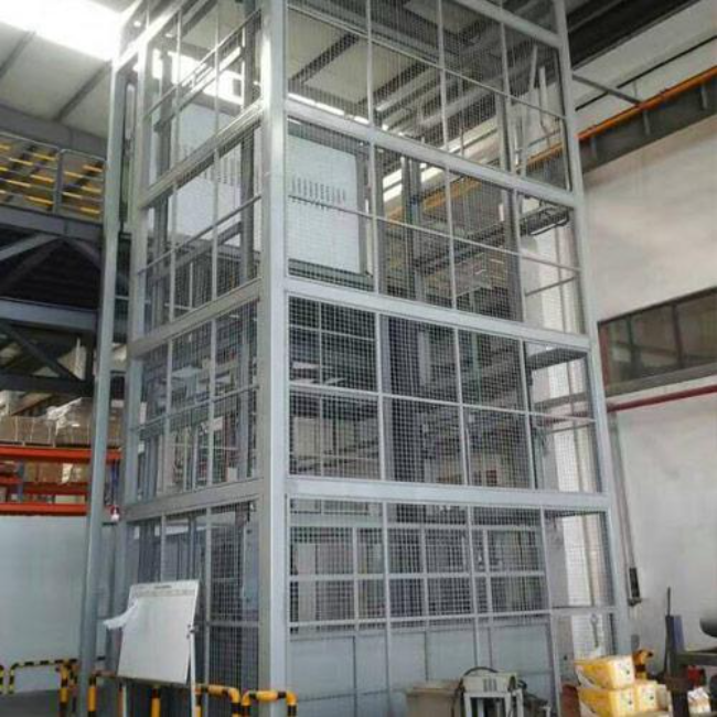 加乐镇导轨式升降平台货梯